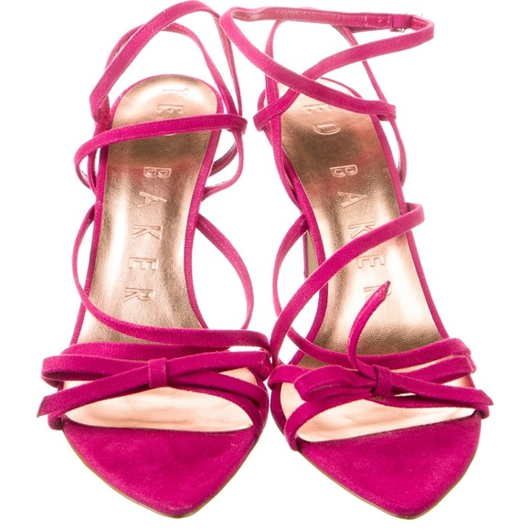 Ted Baker suede sandal heels - Picture 2 of 6